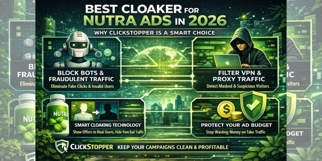 best cloaker for nutra ads 2026 clickstopper